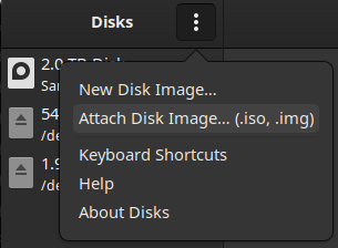 Gnome Disks